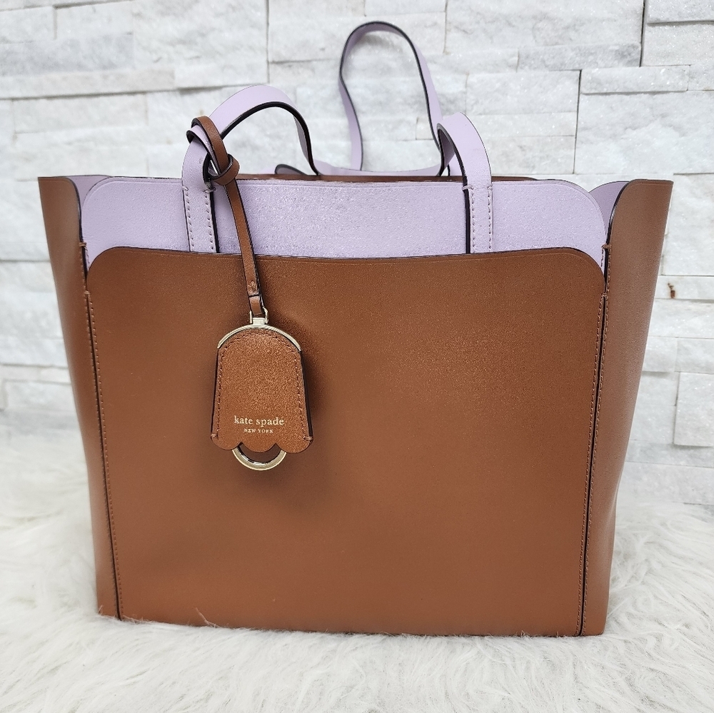 Kate Spade large tote purple - Picture 3 of 12